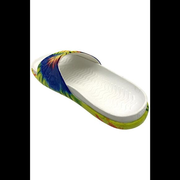 Native Shoes Women's Spencer LX Sugarlite Sandals White/Neon Tie Dye - Medium - Picture 3 of 3